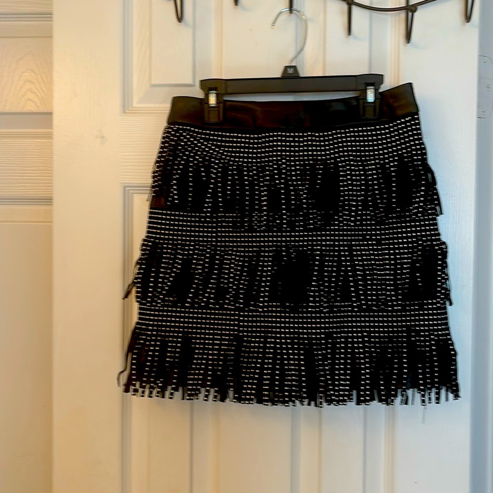 Pleather mini skirt size small